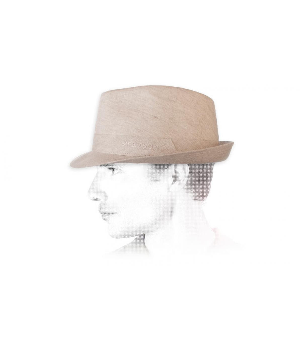 Geneva cream linen Stetson